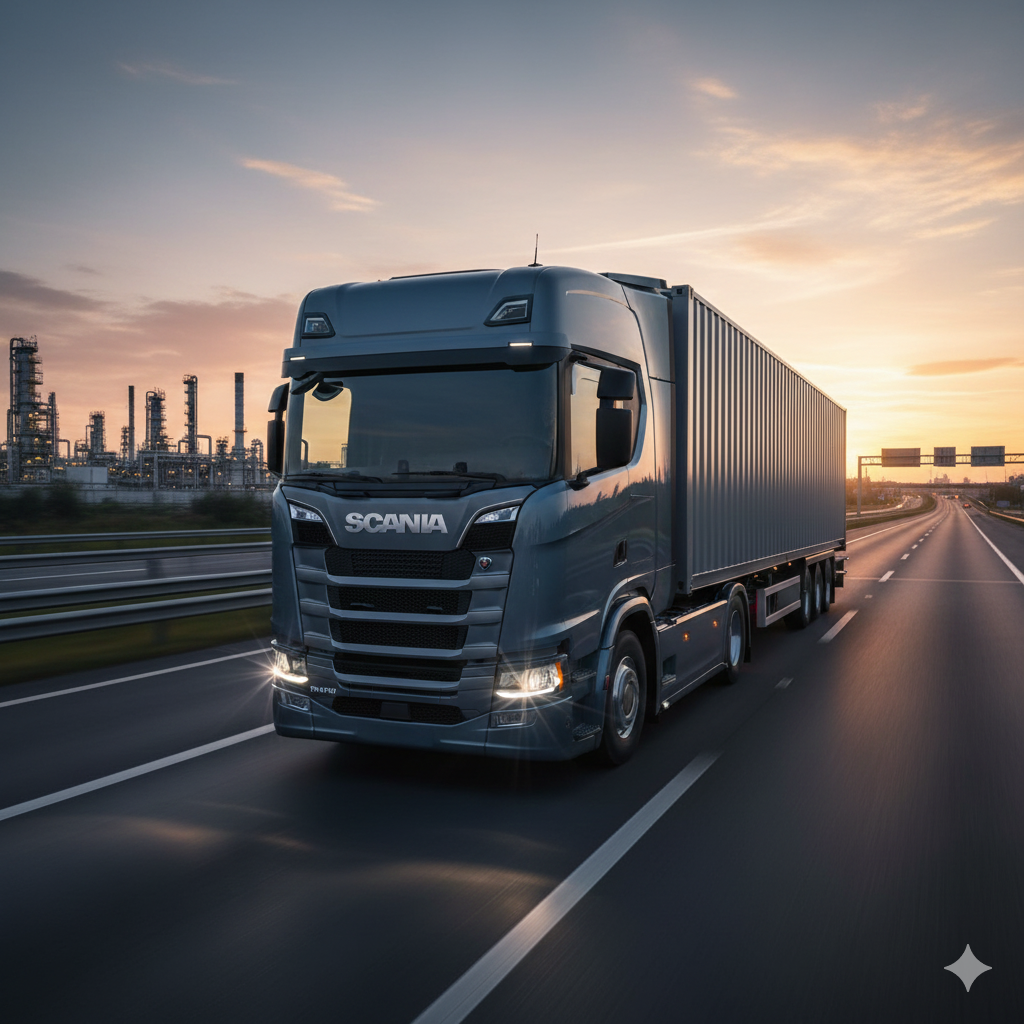 Scania commercial truck rental Dubai