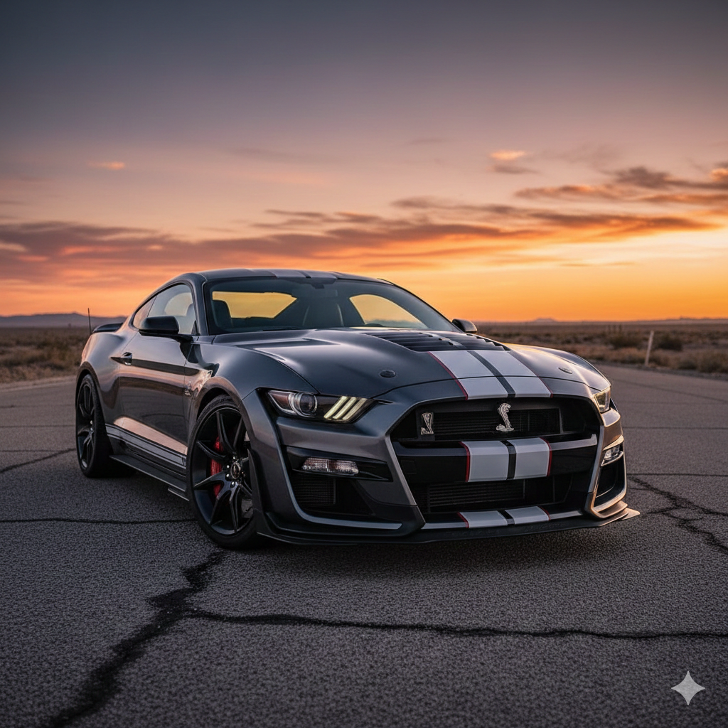Shelby American muscle car rental Dubai