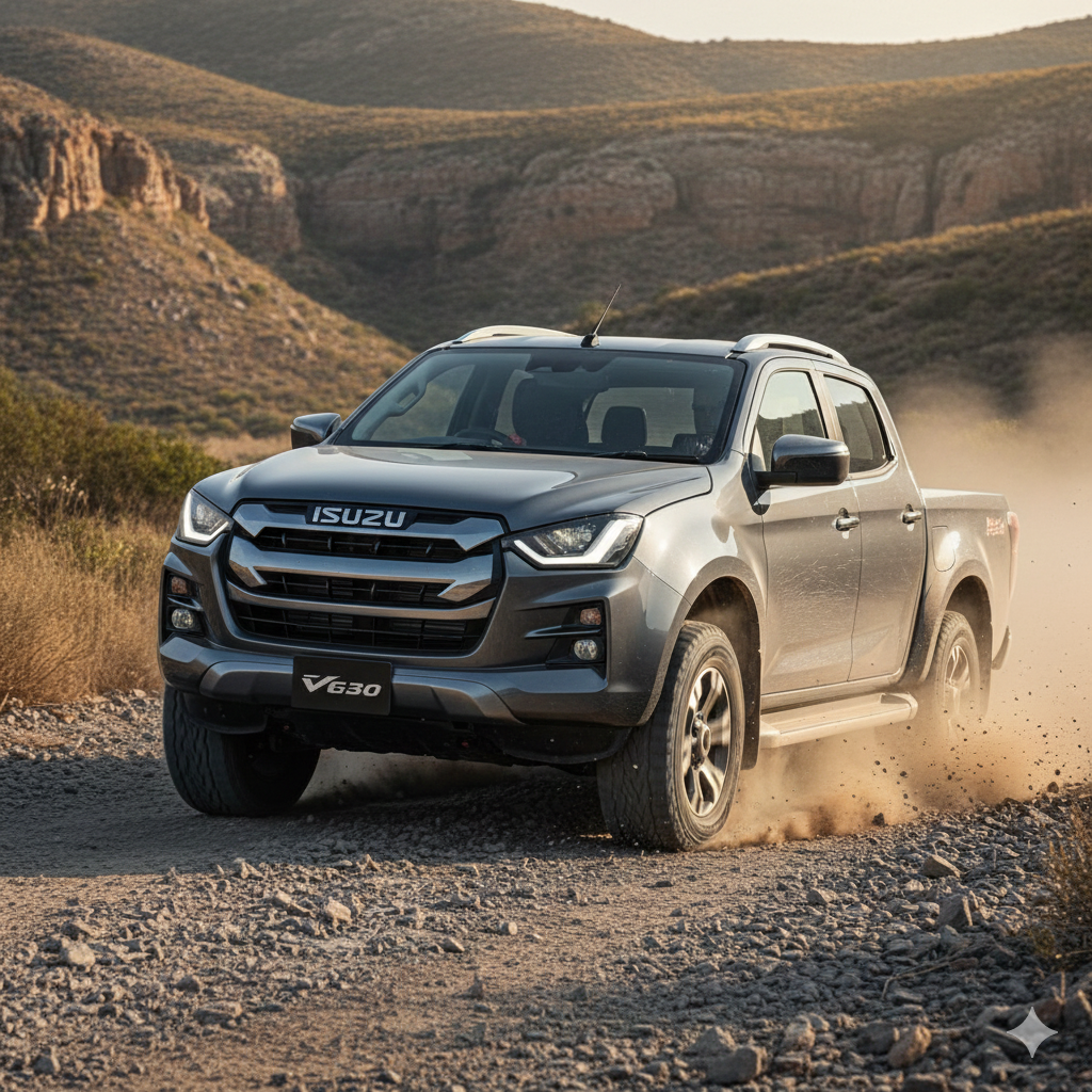 Isuzu rugged pickup rental Dubai